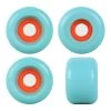 Blank Skateboard Longboard Wheels Cored 82A USA Made Hot Orange 65mm X 42mm