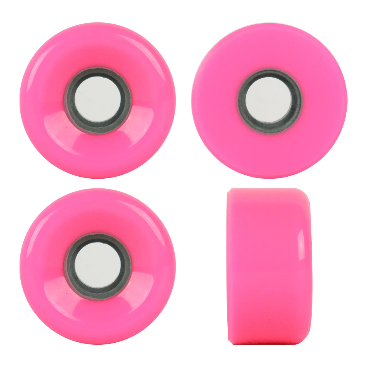 Blank Skateboard 82A USA Made Cruiser Wheels 61mm X 32mm Pink 1 Blank Skateboard 82A USA Made Cruiser Wheels 61mm X 32mm Pink