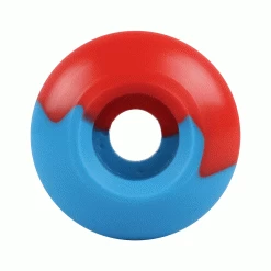 Blank Skateboard Wheels 52mm X 32mm 99A USA Made Split Color Cyan Blue/Red -Powell Peralta Store BWHL981 3 53233.1672696331
