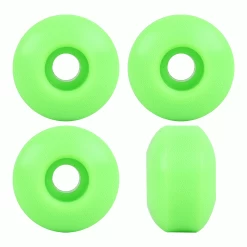 Blank Skateboard Wheels 52mm X 32mm 99A USA Made Neon Green