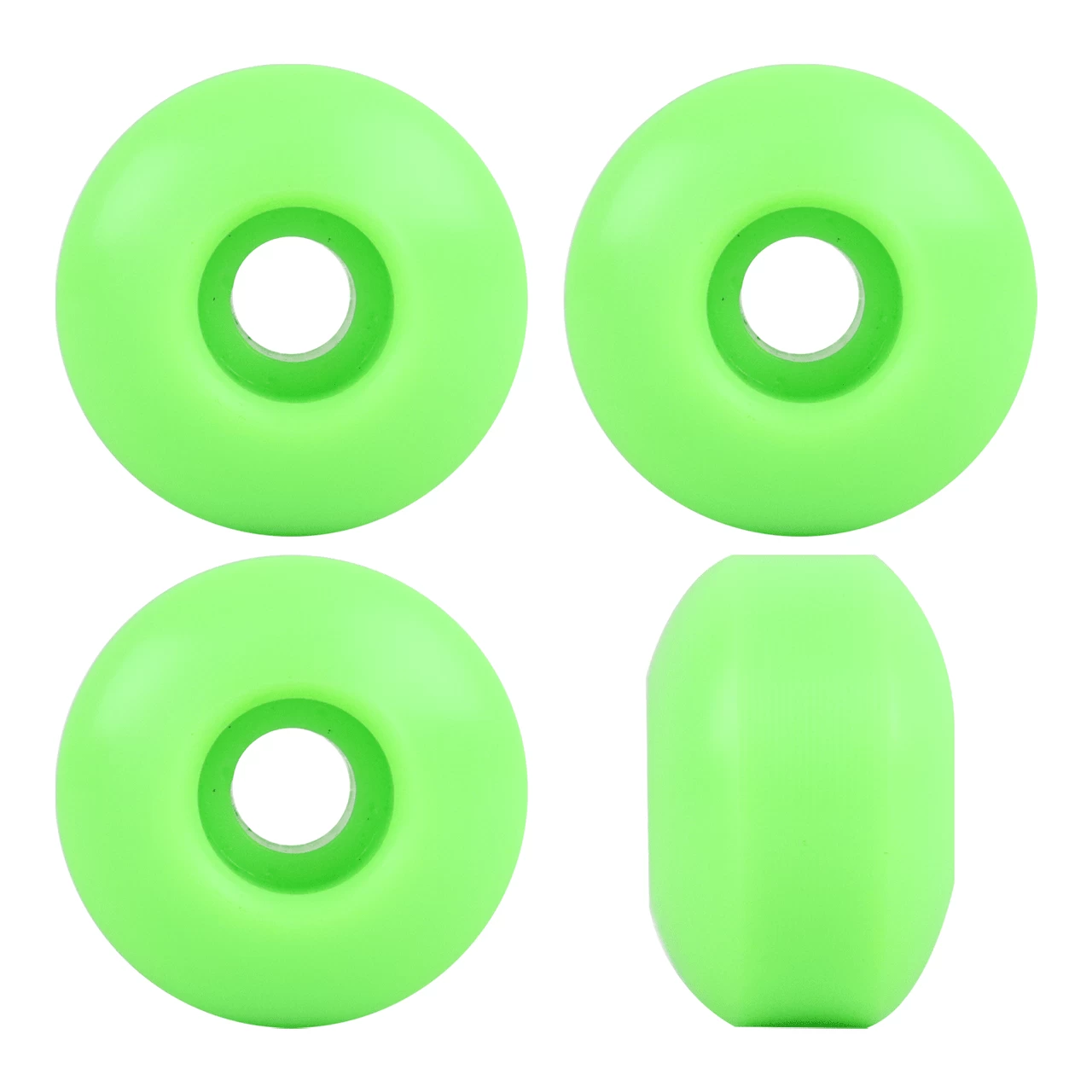 Blank Skateboard Wheels 52mm X 32mm 99A USA Made Neon Green 1 Blank Skateboard Wheels 52mm X 32mm 99A USA Made Neon Green