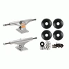 Independent 159 (8.75") Skateboard Trucks 58mm Black Wheels And Bearings Combo Package