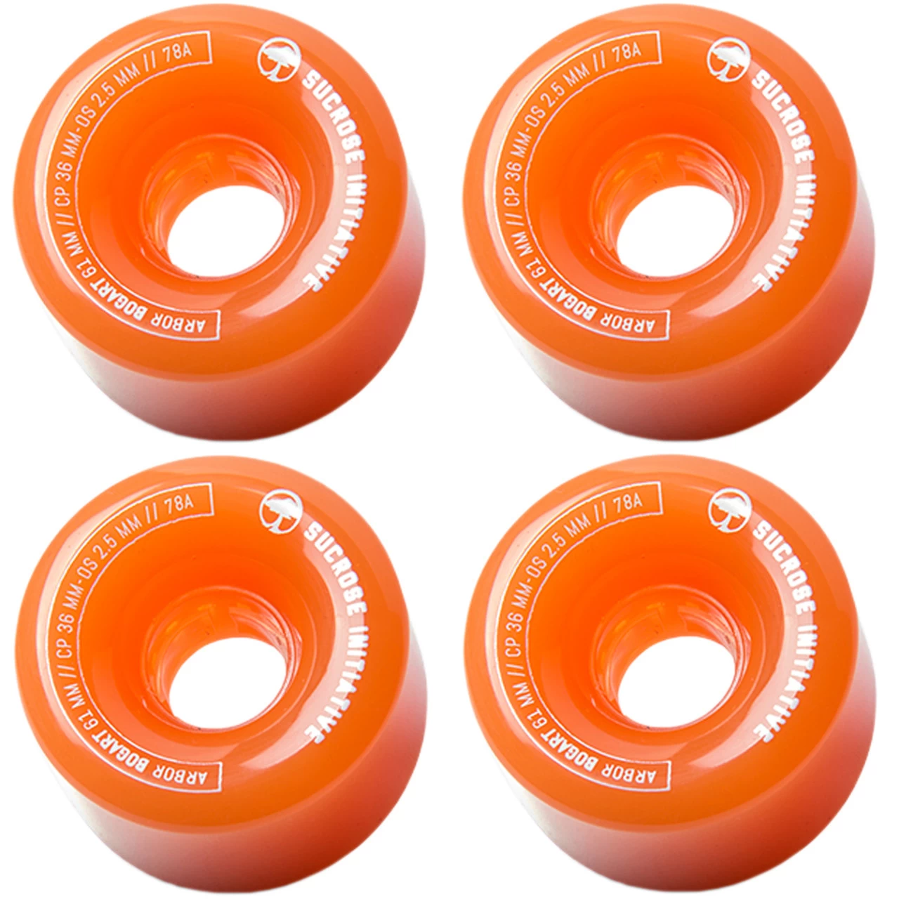 Arbor 61mm Bogart 78A Ghost Orange 1 Arbor 61mm Bogart 78A Ghost Orange