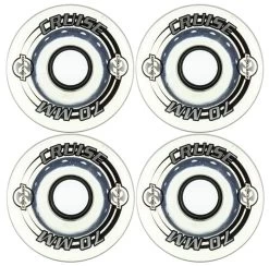 Kryptonics Wheels Cruise 70mm 80A Clear