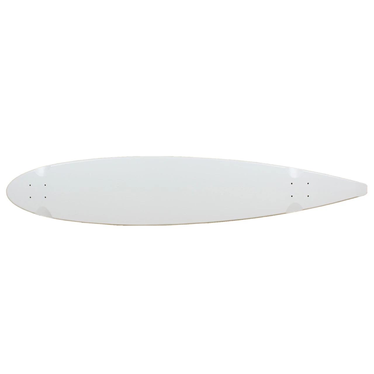 Longboard Moose Longboard Deck 9" X 47" Pintail WHITE 1 Longboard Moose Longboard Deck 9" X 47" Pintail WHITE