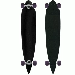 Moose Pintail 9.25" X 46" Cut-Out Longboard Dipped Black Complete
