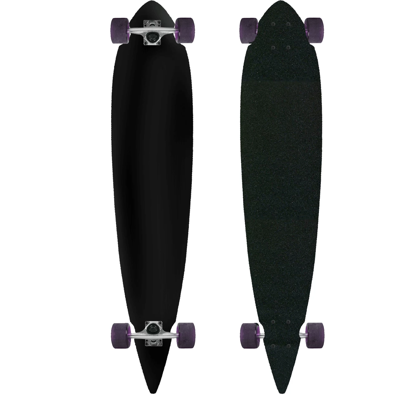 Moose Pintail 9.25" X 46" Cut-Out Longboard Dipped Black Complete 1 Moose Pintail 9.25" X 46" Cut-Out Longboard Dipped Black Complete