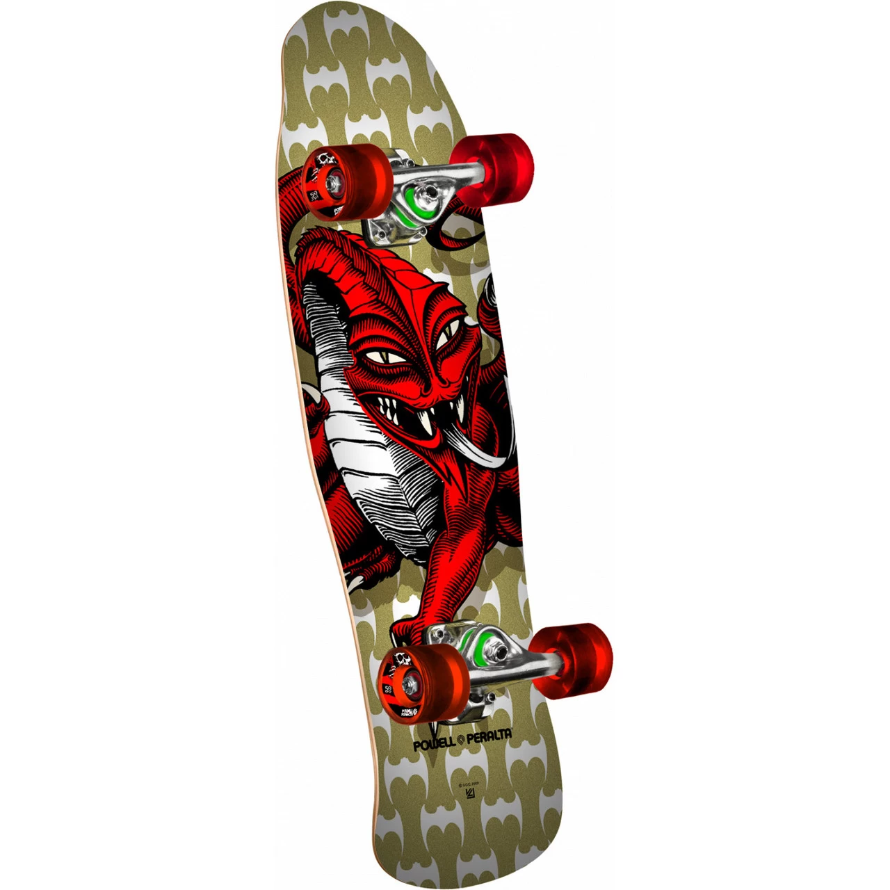 Powell Peralta Mini Cruiser Cab Dragon Gold 8.0" X 29.5" 1 Powell Peralta Mini Cruiser Cab Dragon Gold 8.0" X 29.5"