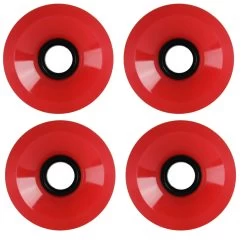 Longboard Wheels 70mm Smooth Dark Pink USA Made 78A