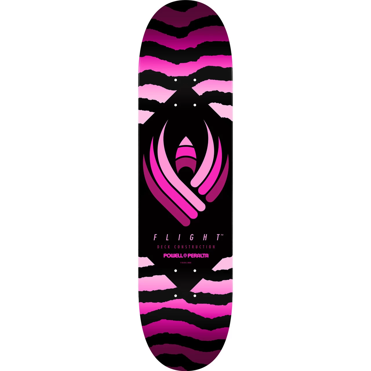 Powell Peralta Skateboard Deck Flight 247 Safari Pink 8.0" X 31.45" 1 Powell Peralta Skateboard Deck Flight 247 Safari Pink 8.0" X 31.45"