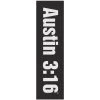 Enjoi Griptape Ausin 3:16 Grip Tape Sheet 9" X 33"