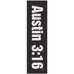 Enjoi Griptape Ausin 3:16 Grip Tape Sheet 9" X 33"