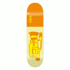 Enjoi Skateboard Deck Glitch Orange 8.25" X 32"