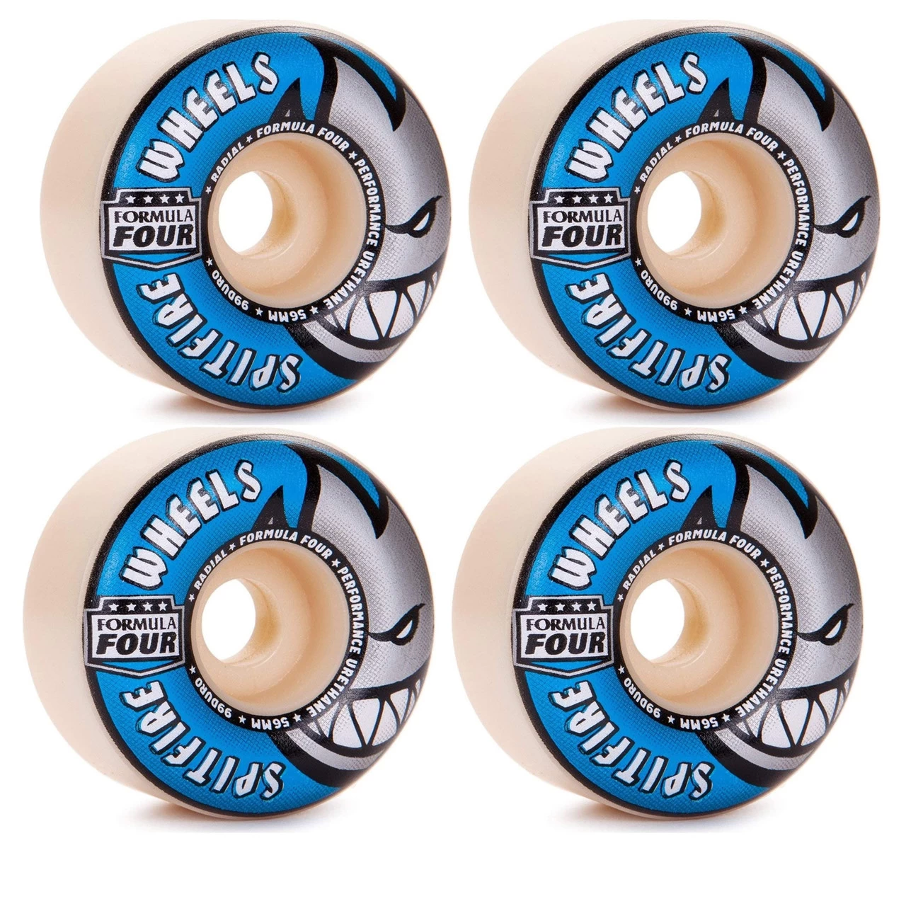 Spitfire Skateboard Wheels 56mm F4 99A Radial Formula Four 1 Spitfire Skateboard Wheels 56mm F4 99A Radial Formula Four