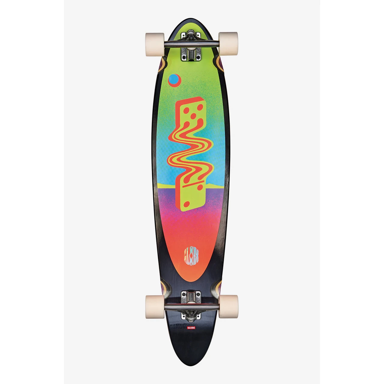 Globe Longboard Complete Pinner Classic Yer Playin 9" X 40" Pintail 1 Globe Longboard Complete Pinner Classic Yer Playin 9" X 40" Pintail