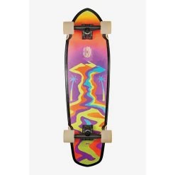 Globe Skateboard Complete Big Blazer Shape Melted Mountains Cruiser 9.125" X 32"