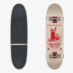 Globe Skateboard Eggy Off White/The Lot Egg Shape Cruiser 8.625" X 31.75"