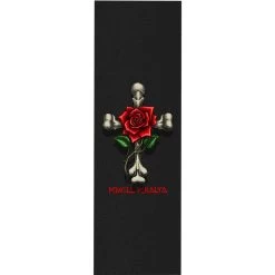 Powell Peralta Griptape Rose Cross 10.5" X 33" Grip Sheet