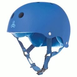 Triple 8 Skateboard Helmet Sweatsaver Royal Blue Rubber Size L