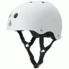 Triple 8 Skateboard Helmet Sweatsaver White/Rubber Size L