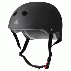 Triple 8 Skateboard Helmet Certified Sweatsaver Black/Rubber Size XS/S
