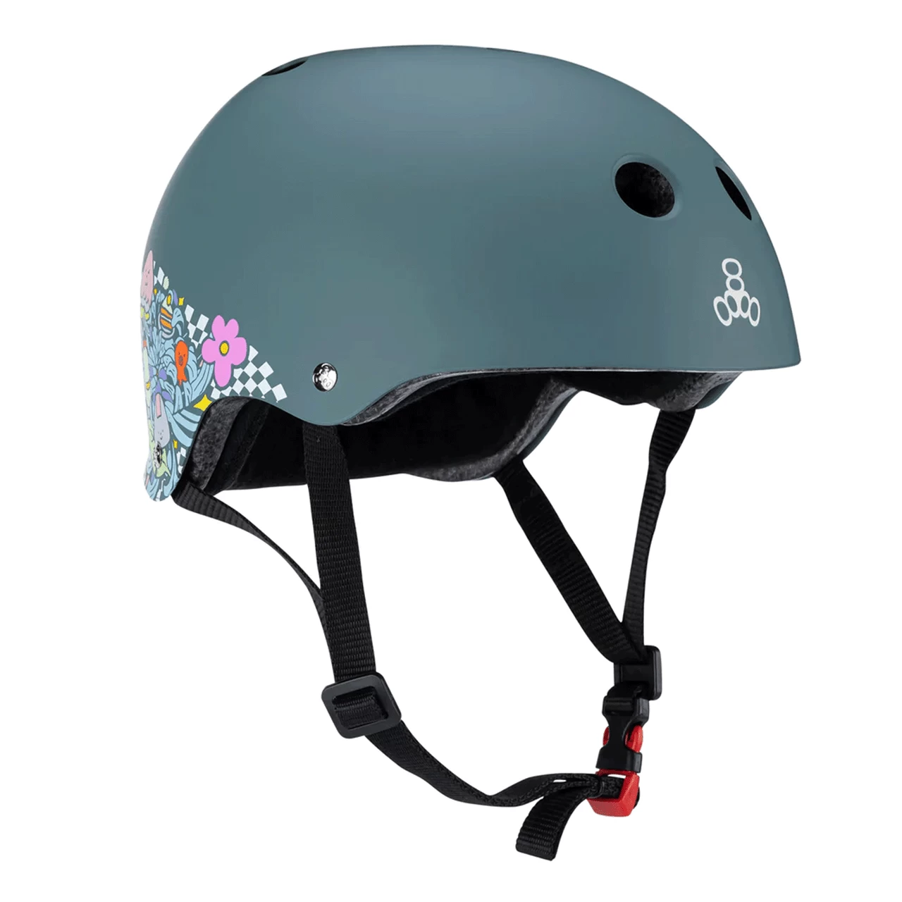 Triple 8 Skateboard Helmet Certified Sweatsaver Lizzie Armanto Size S/M 1 Triple 8 Skateboard Helmet Certified Sweatsaver Lizzie Armanto Size S/M