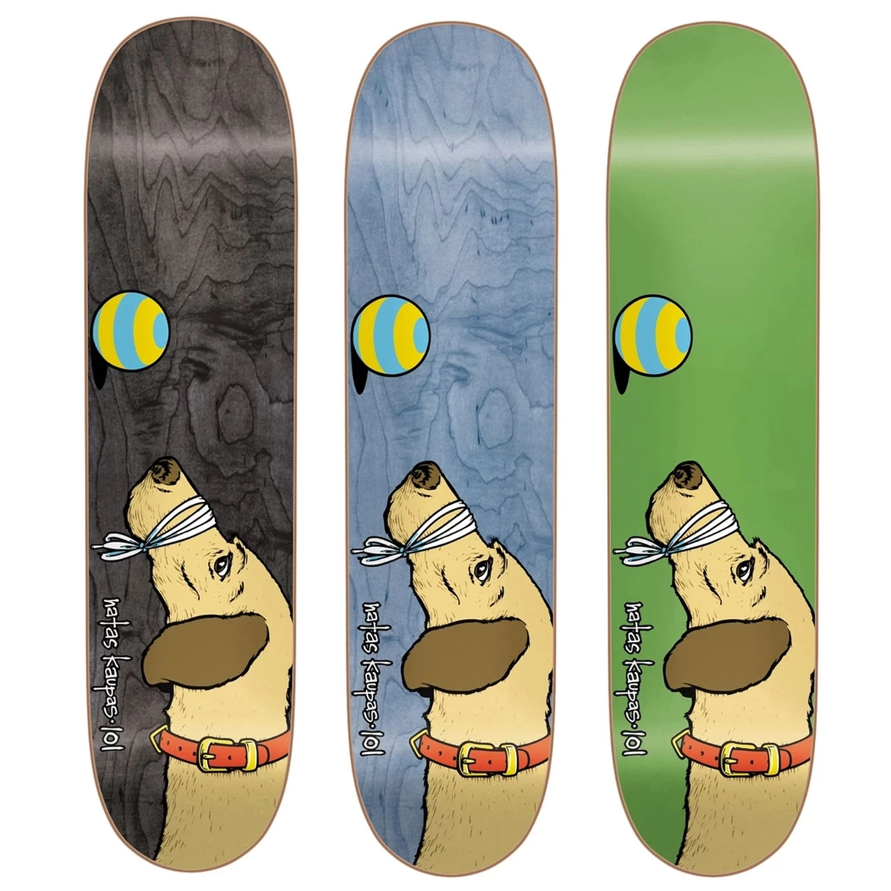 101 Skateboard Deck 3-Pack Bulk Lot Of Decks Dog Screen Print Reissue All 7.88" 1 101 Skateboard Deck 3-Pack Bulk Lot Of Decks Dog Screen Print Reissue All 7.88"