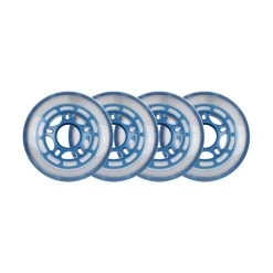 Player's Choice Roller Hockey Wheels - 5-Spoke Hub 80mm 78A Blue (4-Pack)