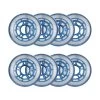 Player's Choice Roller Hockey Wheels - 5-Spoke Hub 76mm 78A Blue (8-Pack)