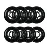 Player's Choice Outdoor Inline Skate Wheels - 72/80 HiLo 89A Black (8-Pack)