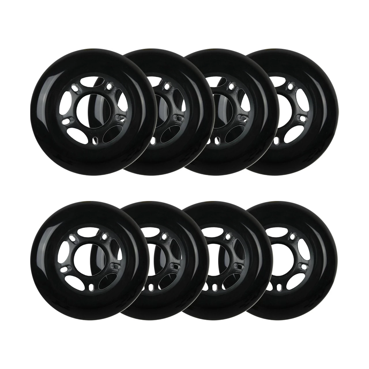 Player's Choice Outdoor Inline Skate Wheels - 72/80 HiLo 89A Black (8-Pack) 1 Player's Choice Outdoor Inline Skate Wheels - 72/80 HiLo 89A Black (8-Pack)