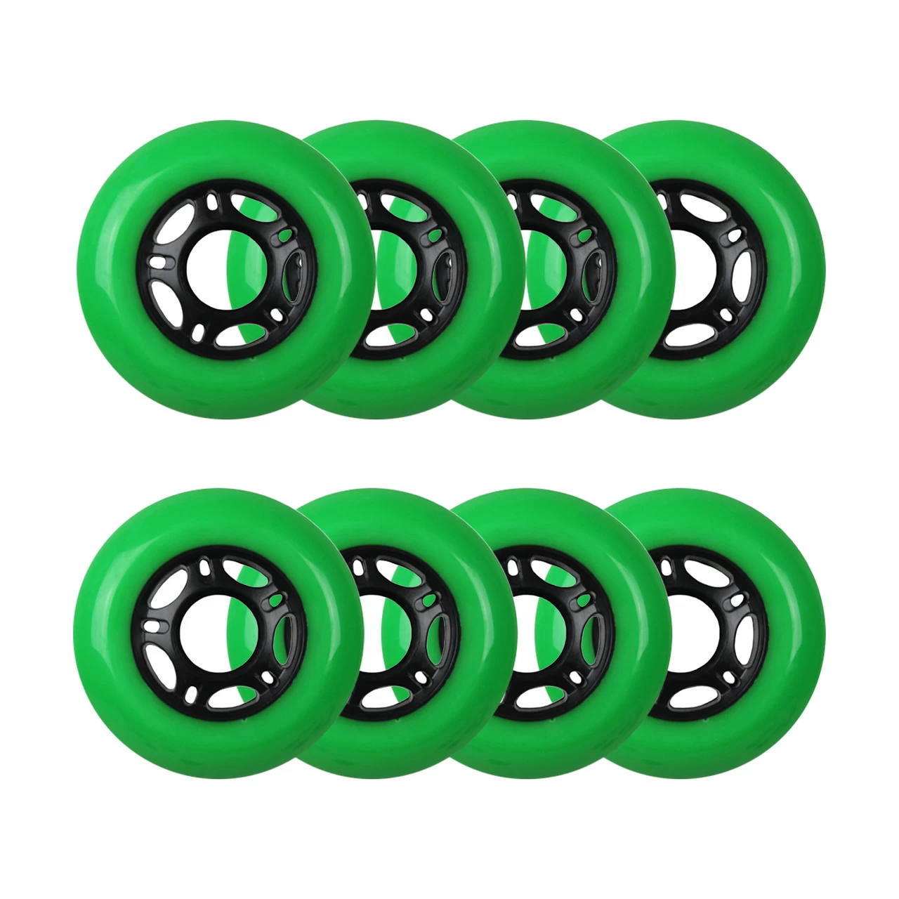 Player's Choice Outdoor Inline Skate Wheels - 72/80 HiLo 89A Green (8-Pack) 1 Player's Choice Outdoor Inline Skate Wheels - 72/80 HiLo 89A Green (8-Pack)