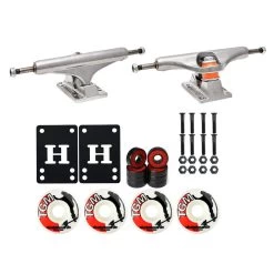 Independent Trucks Mids 144 (8.25") + TGM Wheels, Bearings, Hardware