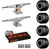 Independent Skateboard Package - 159 (8.75") Trucks, Powell Peralta Mini-Cubic Black Wheels, Bones Reds