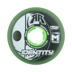 Rink Rat Roller Hockey Wheels - Identity XXX 76mm 76A Green (Single)