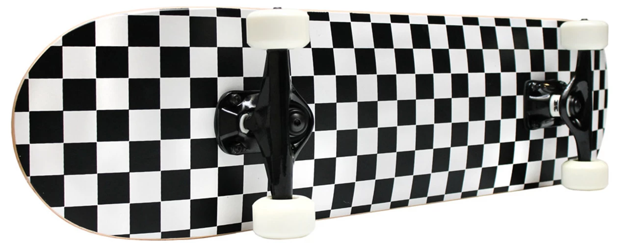 Krown KPC Complete Checker Black/White 7.75" 2 Krown KPC Complete Checker Black/White 7.75" - Image 2