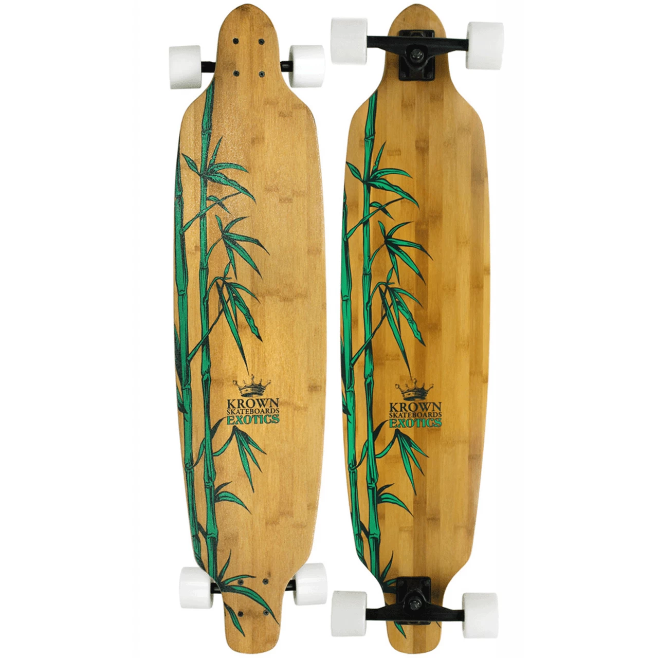 Krown Longboard Exotic Bamboo Drop Through 9.25" X 41" 1 Krown Longboard Exotic Bamboo Drop Through 9.25" X 41"