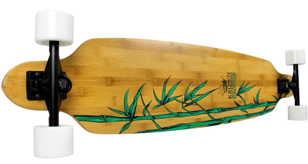 Krown Longboard Exotic Bamboo Drop Through 9.25" X 41" 2 Krown Longboard Exotic Bamboo Drop Through 9.25" X 41" - Image 2