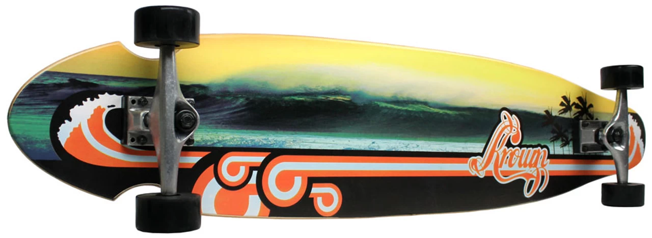 Krown Longboard Complete Kicktail Wave 2 Krown Longboard Complete Kicktail Wave - Image 2
