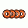 Labeda Roller Hockey Wheels - Addiction 72mm 78A Orange/Black (4-Pack)