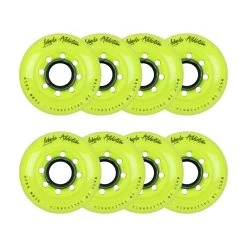 Labeda Roller Hockey Wheels - Addiction 76/80 HiLo 76A Yellow (8-Pack)