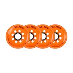 Labeda Roller Hockey Wheels - Addiction 76mm 78A Orange (4-Pack)