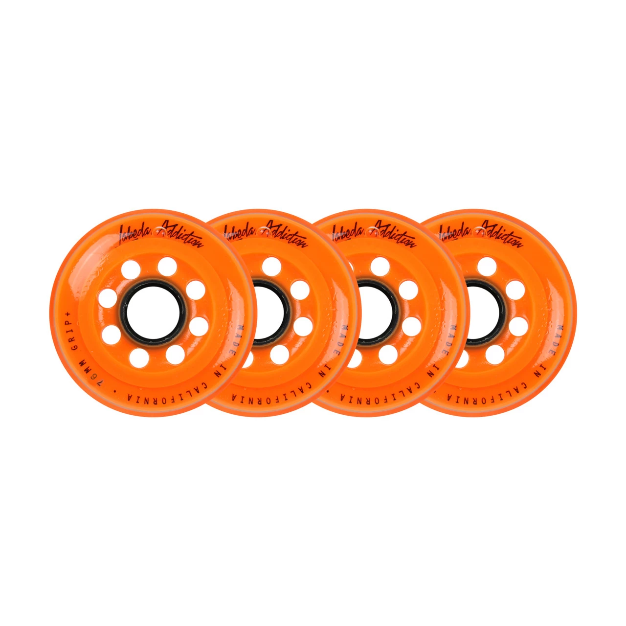 Labeda Roller Hockey Wheels - Addiction 76mm 78A Orange (4-Pack) 1 Labeda Roller Hockey Wheels - Addiction 76mm 78A Orange (4-Pack)
