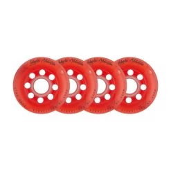 Labeda Roller Hockey Wheels - Addiction 76mm 76A Red (4-Pack)