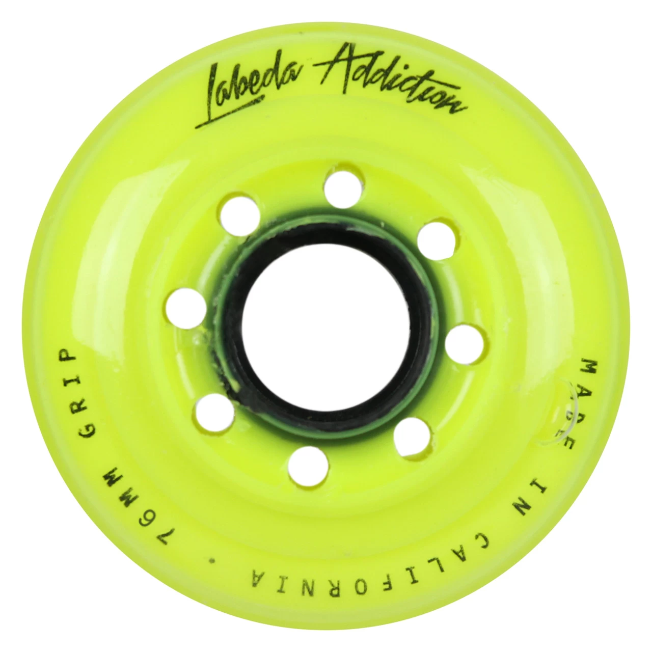 Labeda Roller Hockey Wheels - Addiction 76/80 HiLo 76A Yellow (8-Pack) 2 Labeda Roller Hockey Wheels - Addiction 76/80 HiLo 76A Yellow (8-Pack) - Image 2