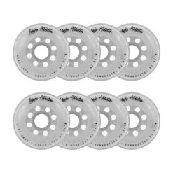 Labeda Roller Hockey Wheels - Addiction 80mm 76A White (8-Pack)