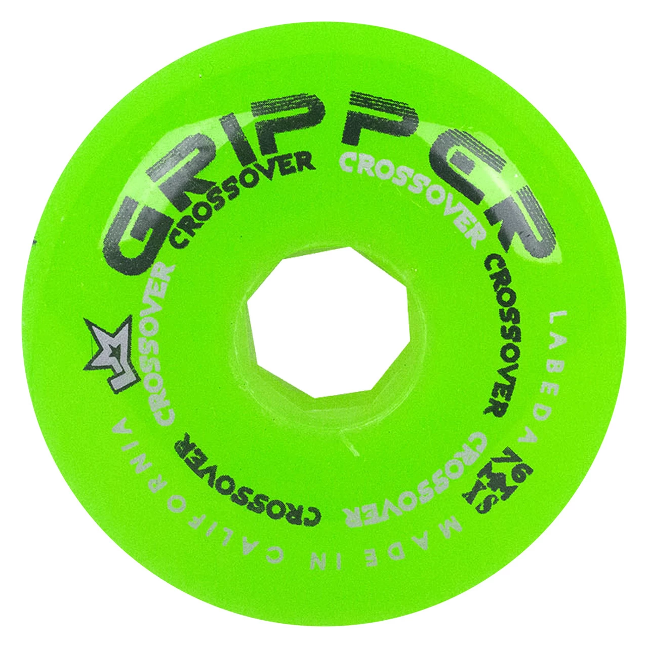 Labeda Roller Hockey Wheels - Gripper Crossover 76/80 HiLo 74A Green (8-Pack) 3 Labeda Roller Hockey Wheels - Gripper Crossover 76/80 HiLo 74A Green (8-Pack) - Image 3