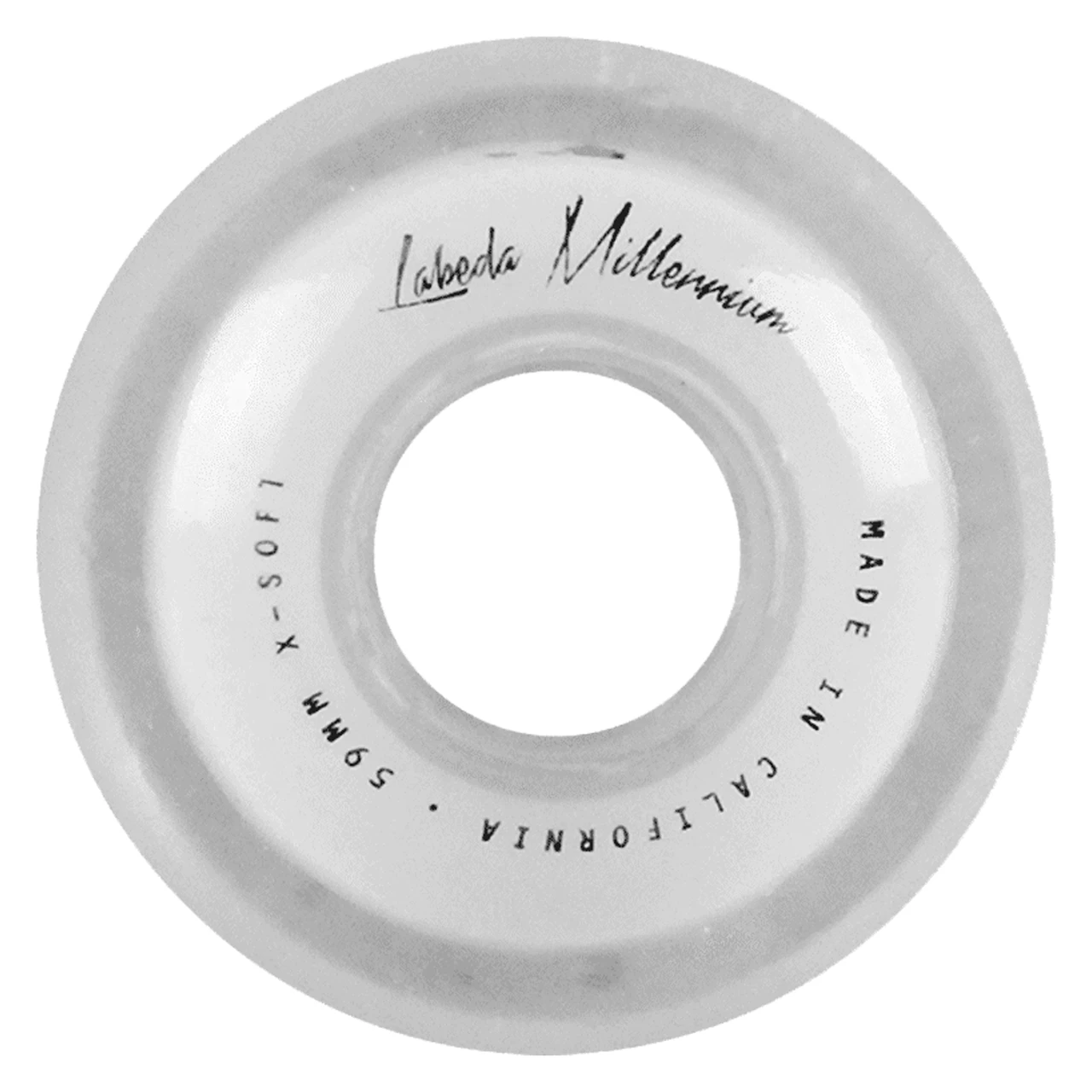 Labeda Roller Hockey Wheels - Millennium Gripper 59mm 74A White (4-Pack) 2 Labeda Roller Hockey Wheels - Millennium Gripper 59mm 74A White (4-Pack) - Image 2