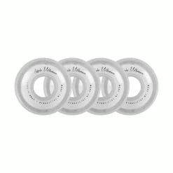 Labeda Roller Hockey Wheels - Millennium Gripper 59mm 74A White (4-Pack)