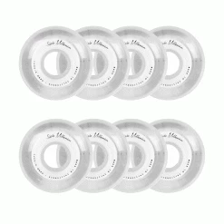 Labeda Roller Hockey Wheels - Millennium Gripper 68mm 74A White (8-Pack)